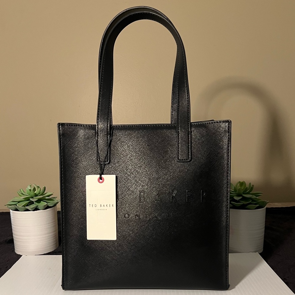 Ted Baker Black Tote Bag NWT - Picture 2 of 7